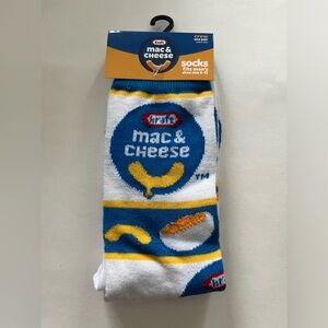Kraft Mac & Cheese Socks Fits Men’s Shoe Size 6-12